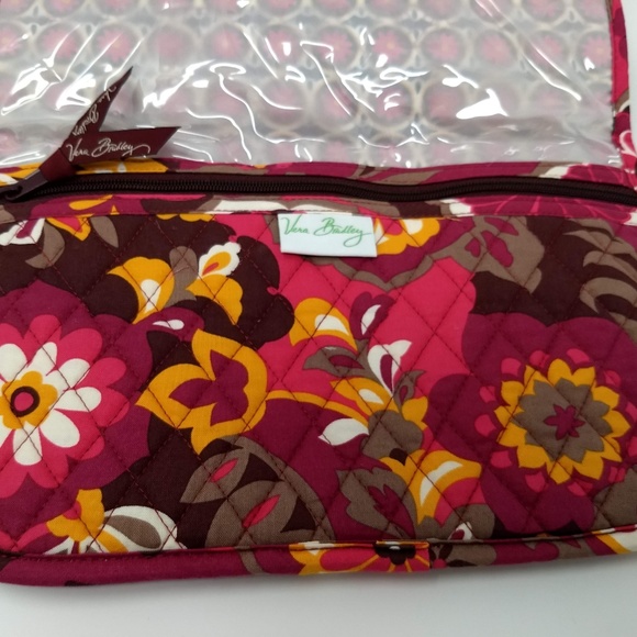 VERA BRADLEY FOLD UP FLORAL COSMETIC BAG - Picture 4 of 5
